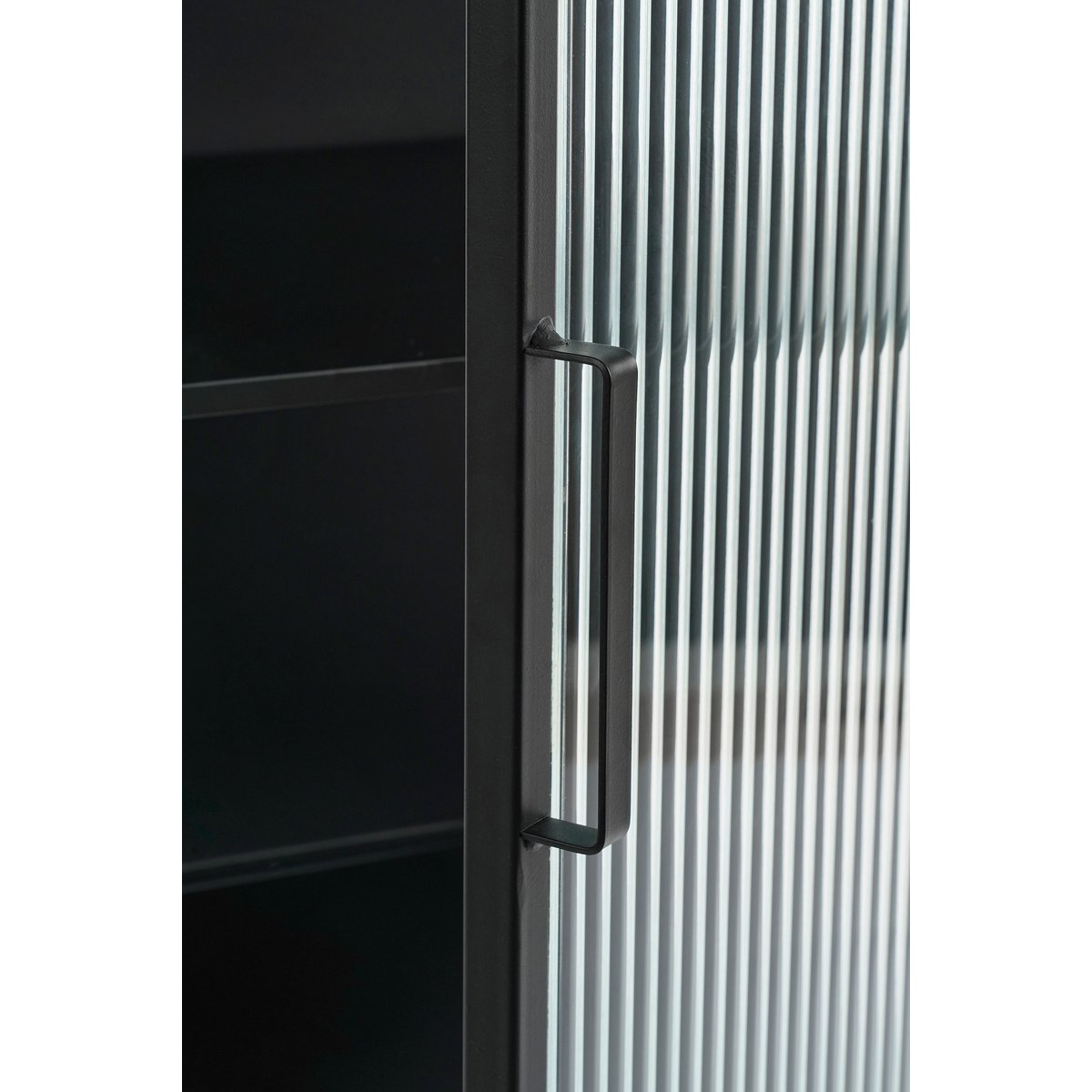 Buffet de rangement Clifton double - Métal - noir