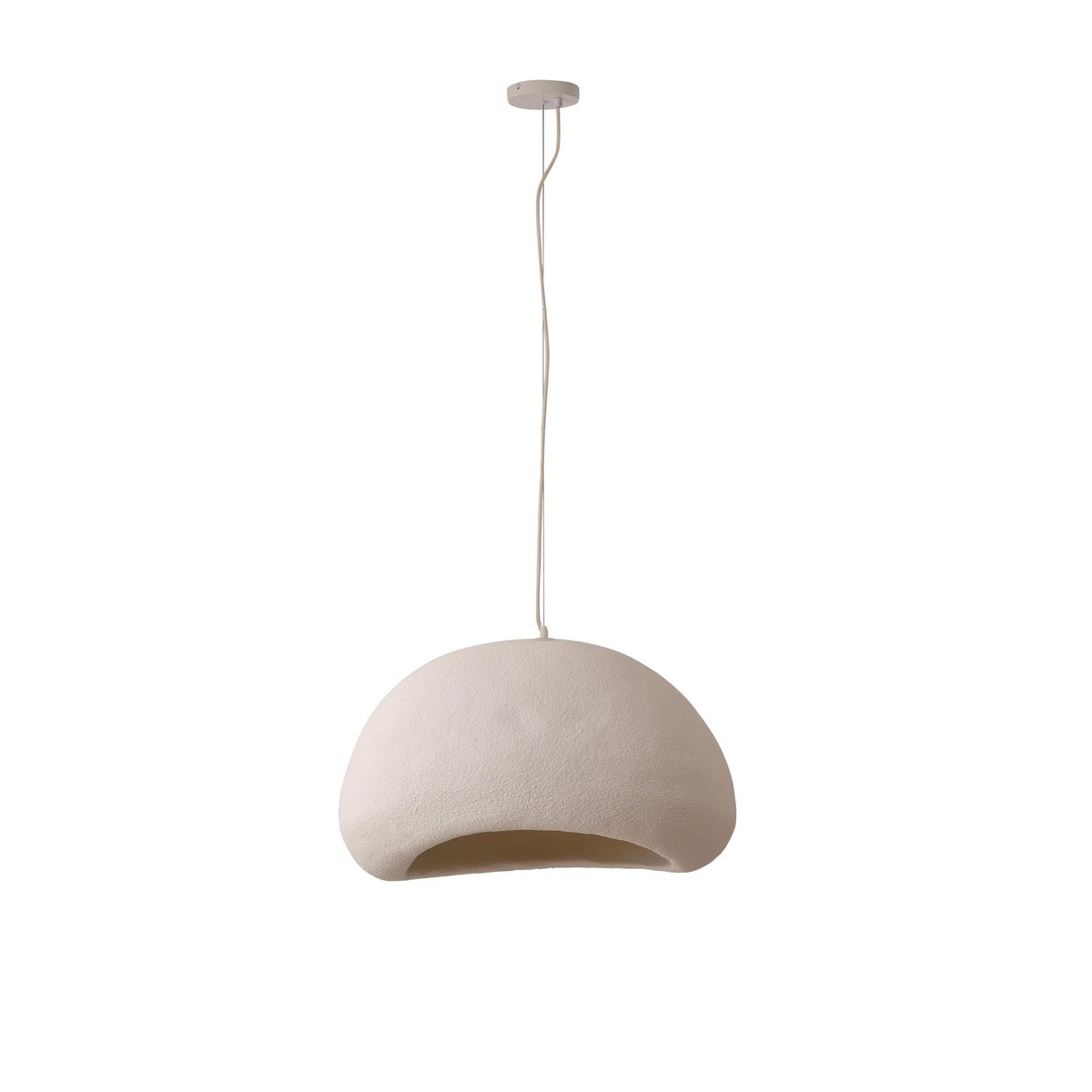 Lampe suspendue Haku 40 cm – Design Japandi organique