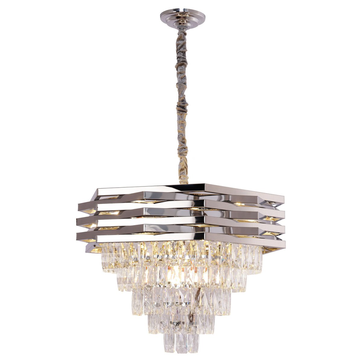 Lustre Crystal Chrome | 60 cm