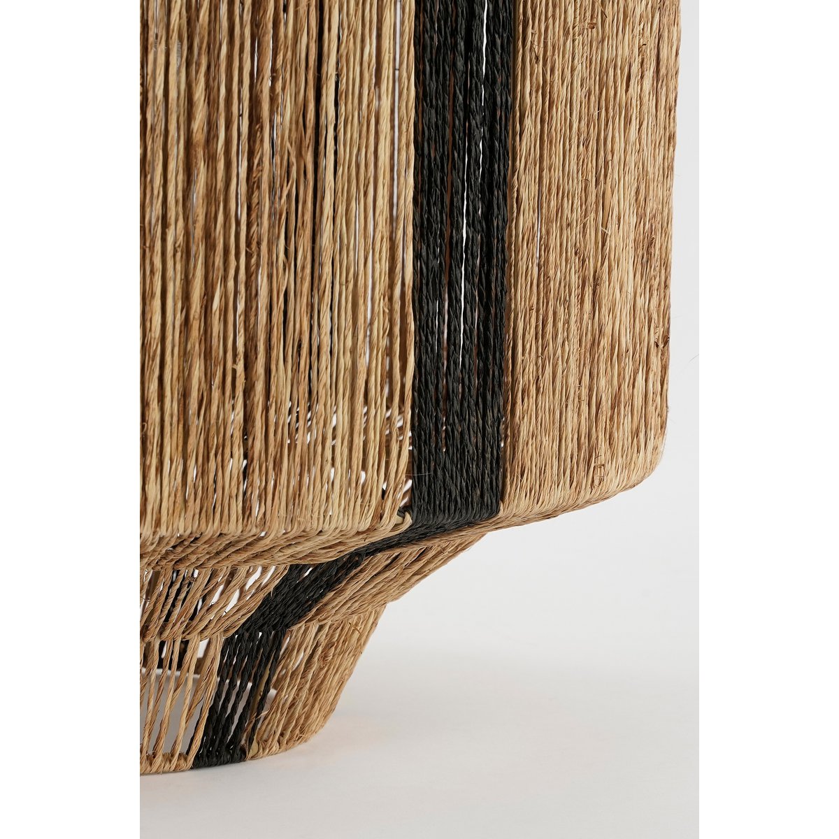 Lanterne Liliano / H36 x Ø30 cm - Jute - Noir