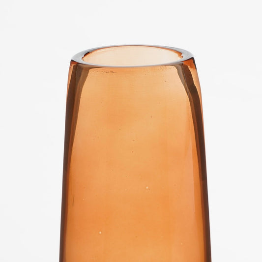 Xandra Vase - H38 X Ø10 cm - Verre - Brown