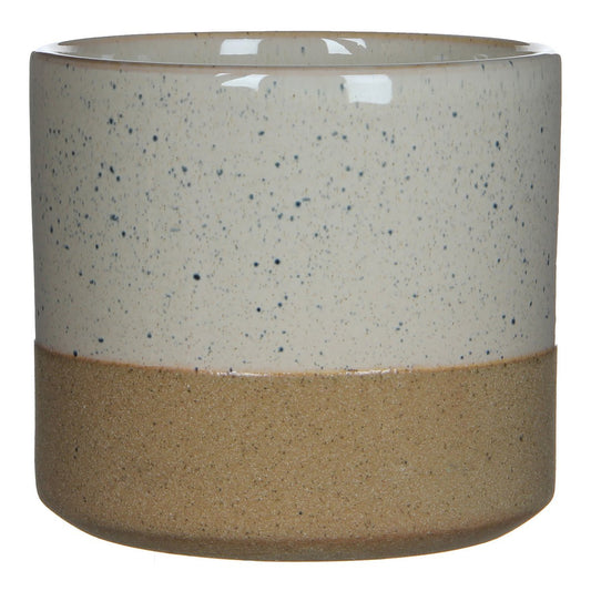 Pot de fleur Lago - H17 x Ø18 cm - Blanc