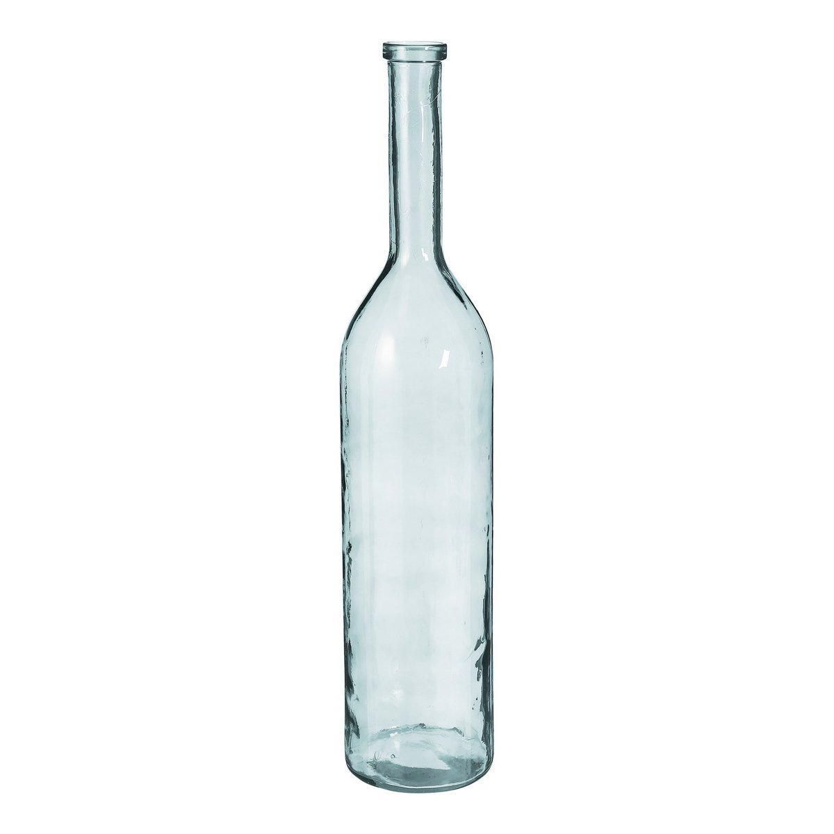 Vase Bouteille Rioja - H100 x Ø21 cm - Verre recyclé - Transparent