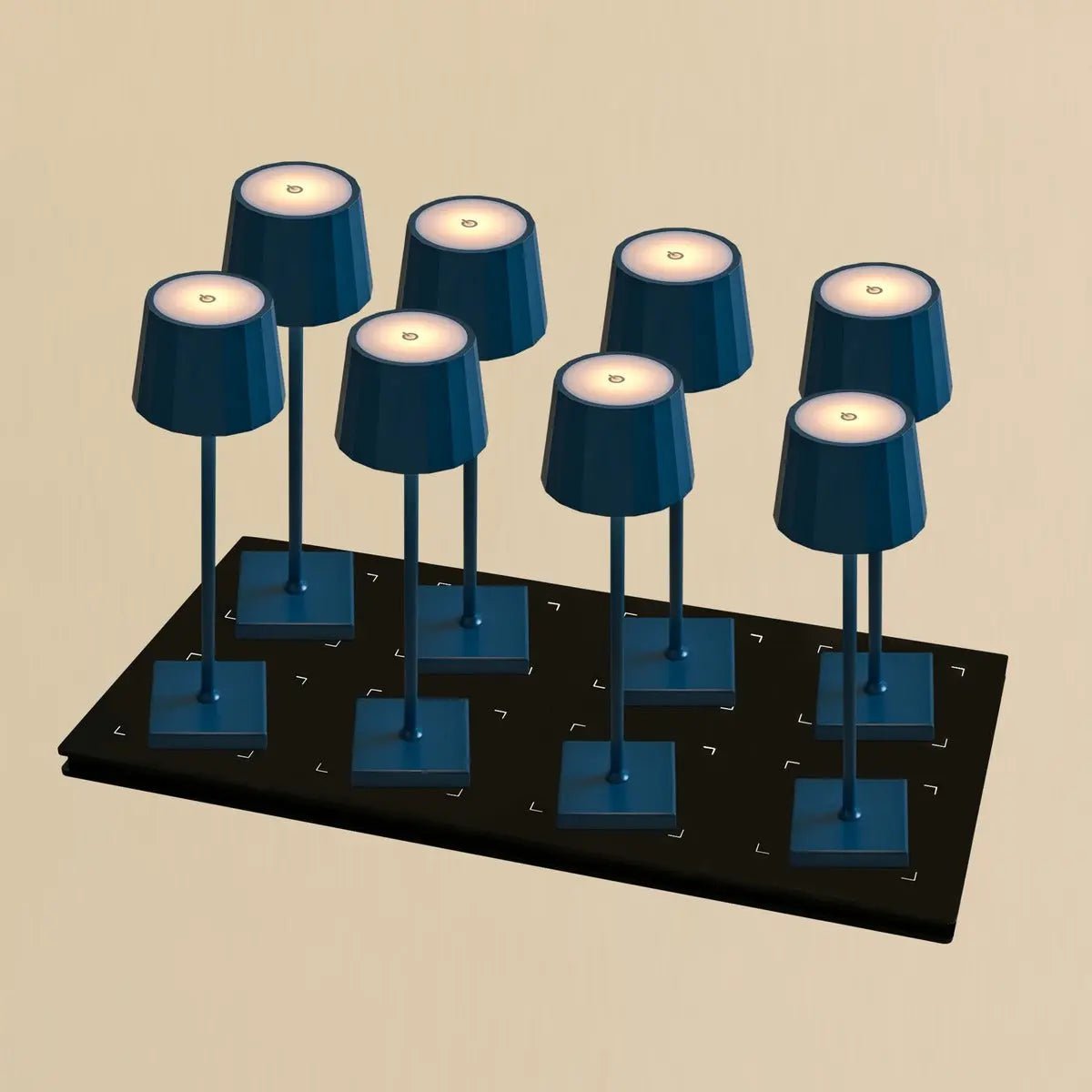 Professioneel draadloos oplaadstation met 8 oplaadpoorten - Eenvoudig en functioneel met Q1-technologie