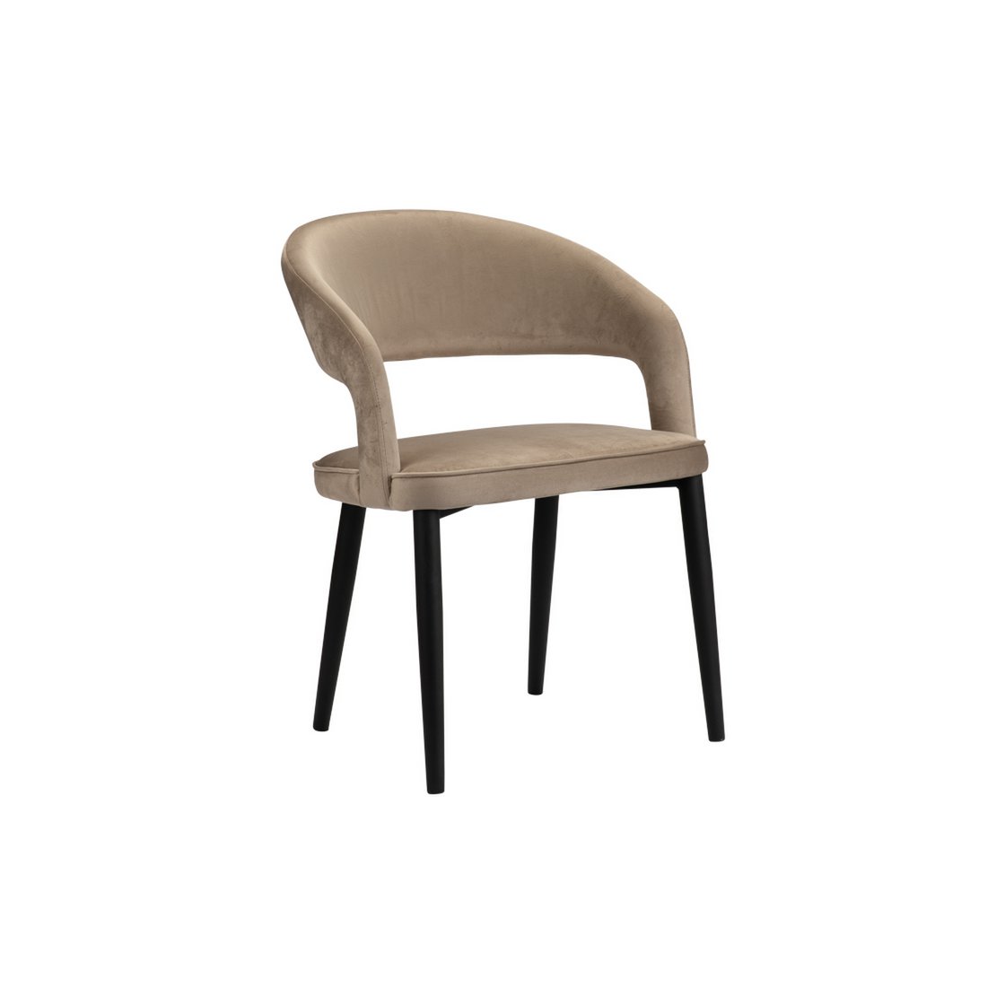 Chaise Tusk Sable Blanc (ignifuge) (Ensemble de 2)