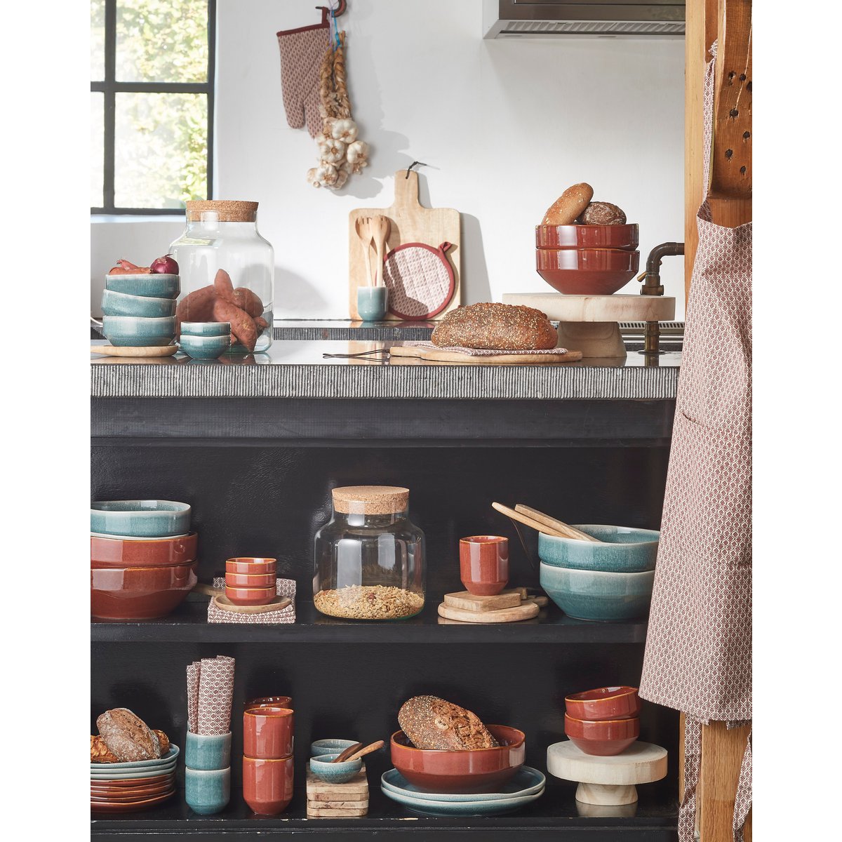 Planche de service Duko - 100% Bois de manguier FSC - Marron