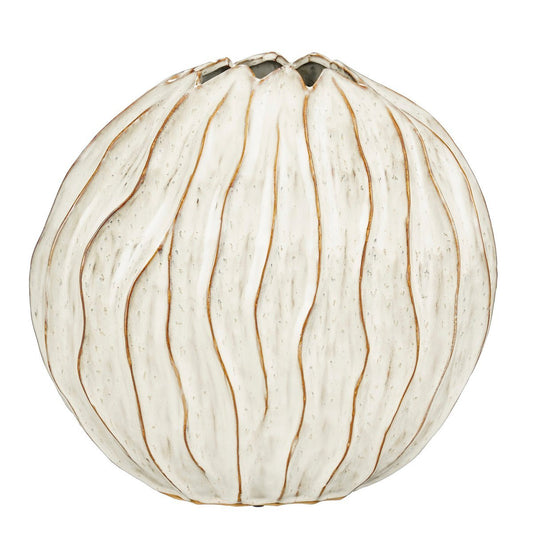 Jovi Vase - L43 x B23 x H41 cm - Céramique - blanc