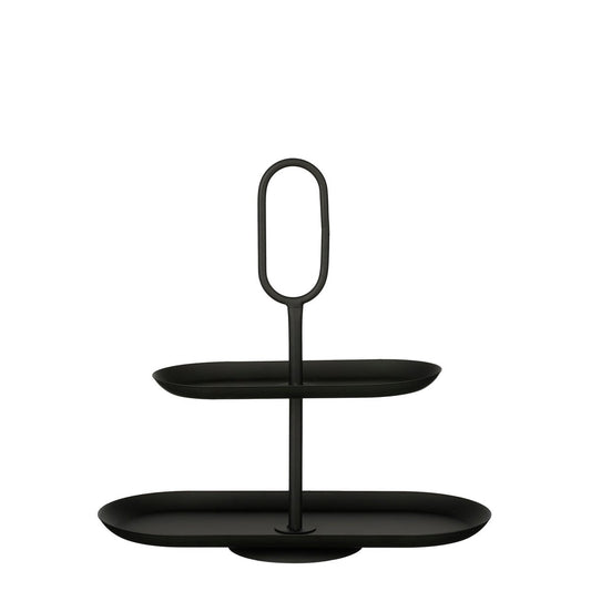 Rama Etagere 2 Lugs - L38 x B17 x H37 cm - Métal - noir