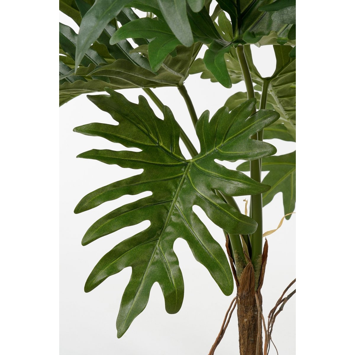 Plante artificielle Philodendron / H140 x Ø110 cm - Vert