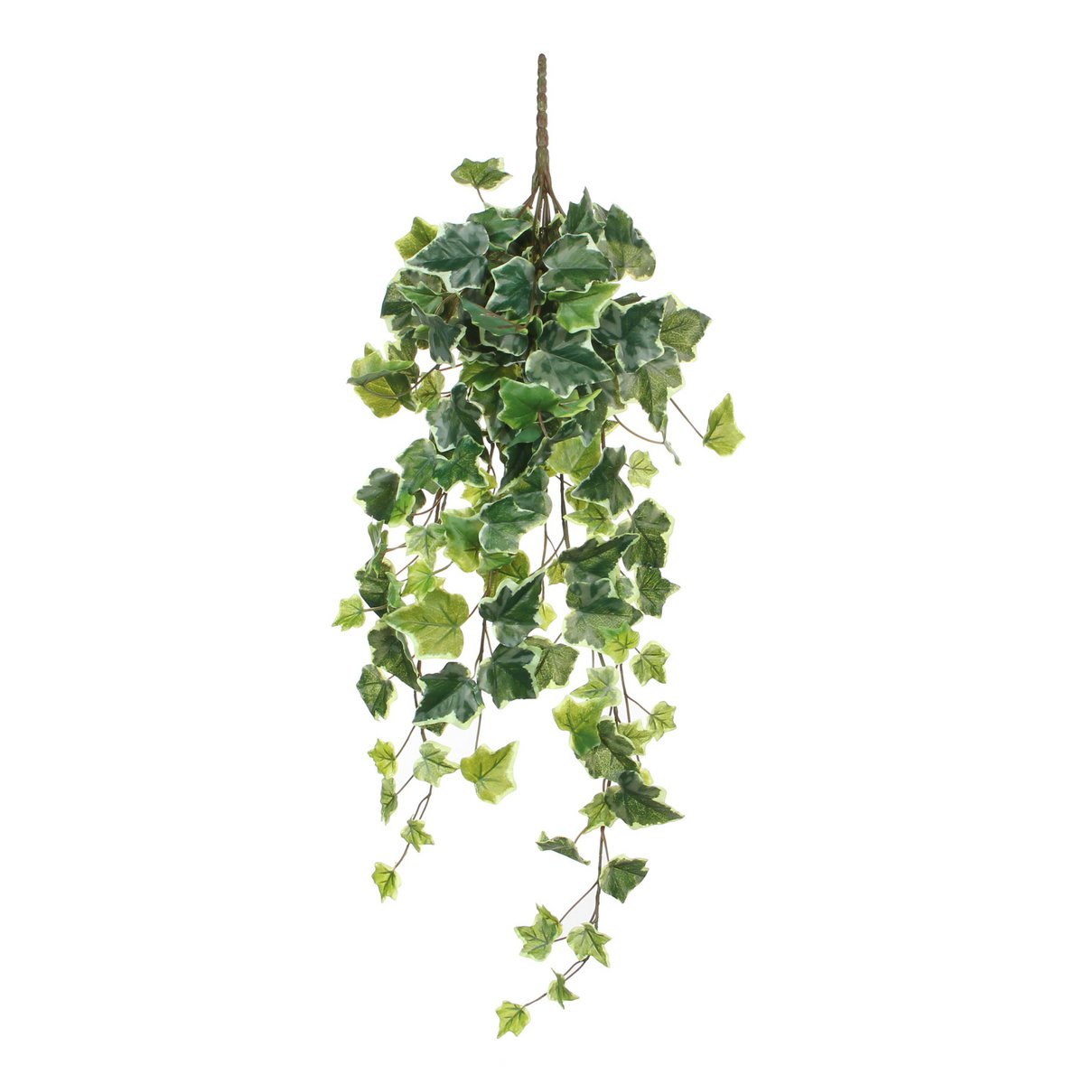 Plante Artificielle Suspendue Hedera - H71 cm - Panachée Verte