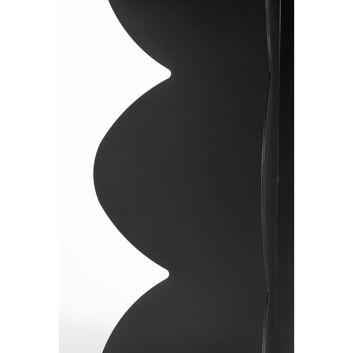 Table d'appoint rafi - H40 x Ø45 cm - Fer - noir