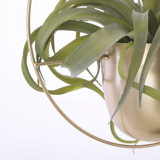 Mur de fleur dexter - l34 x b14 x h34 cm - or