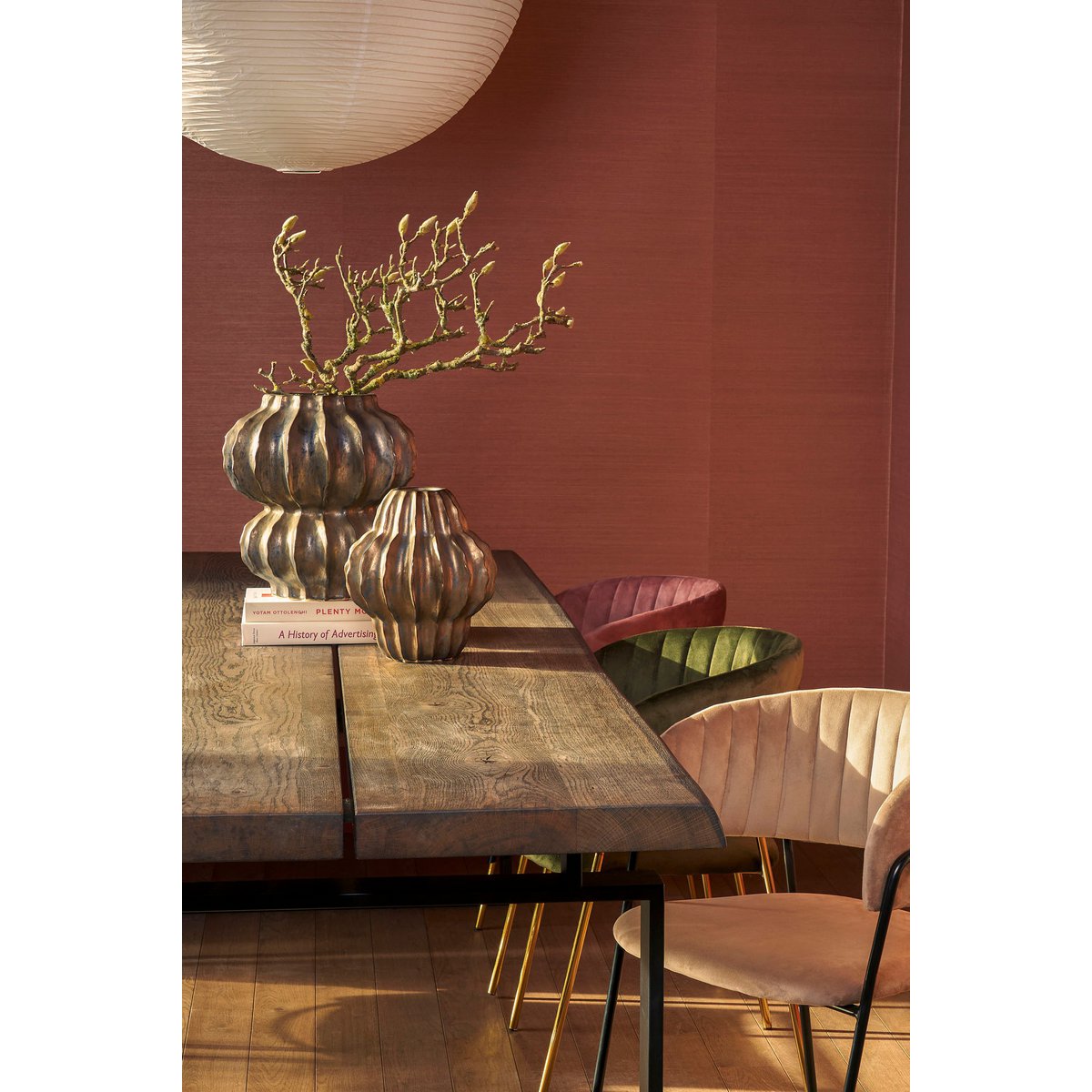 Vase Altea - H28 x Ø25 cm - Céramique - Bronze