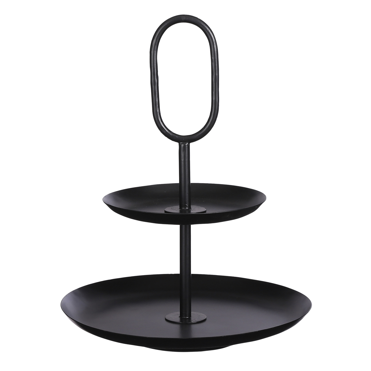 Présentoir Rama 2 niveaux - Métal - Noir
