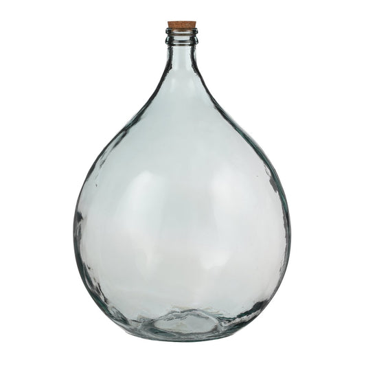 Vase Terrarium Americo - H56 x Ø40 cm - Verre recyclé - Transparent