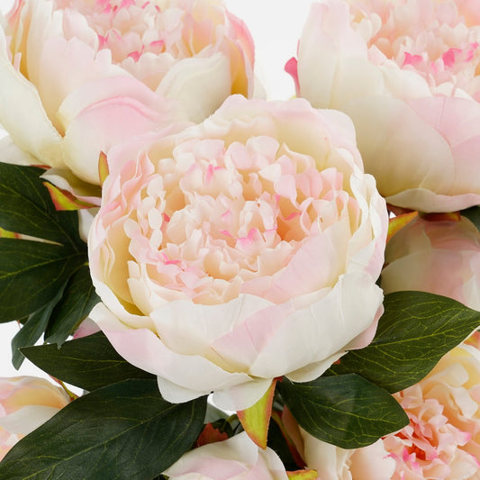 Bouquet de Fleurs Artificielles Pivoine - H55 x Ø40 cm - Rose Clair