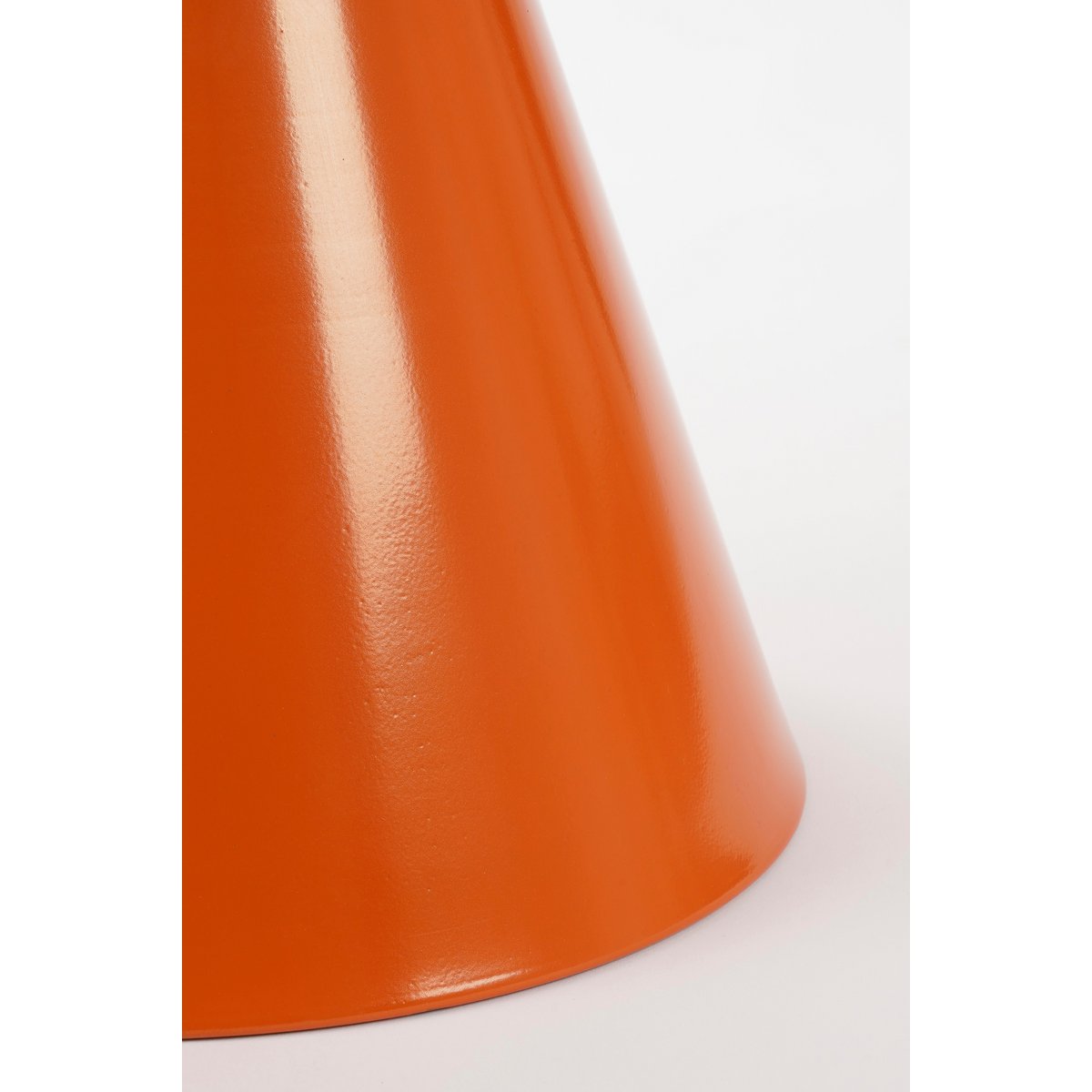Table d'appoint Celise - H44 X Ø59 cm - Métal - Orange