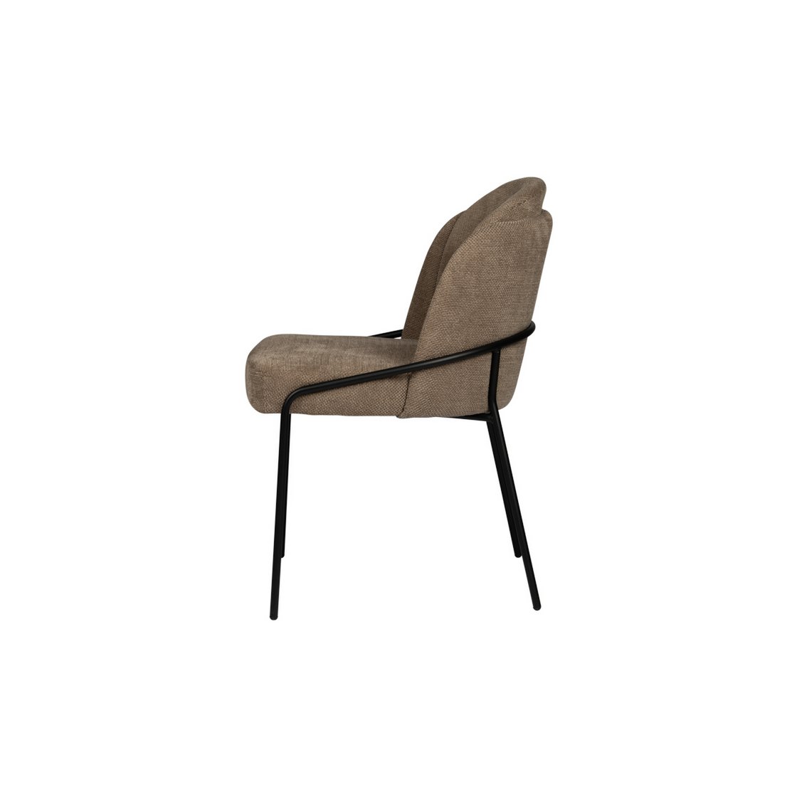 Chaise Fjord Marron (Lot de 2)