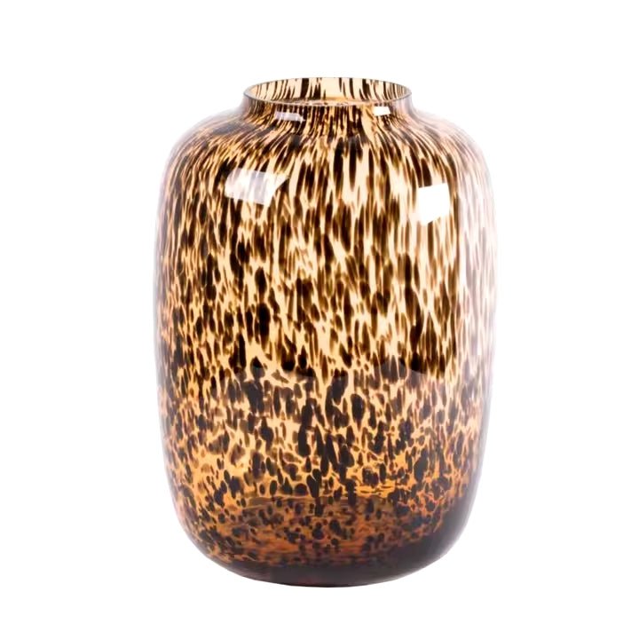 Vase Guépard Marron Moyen