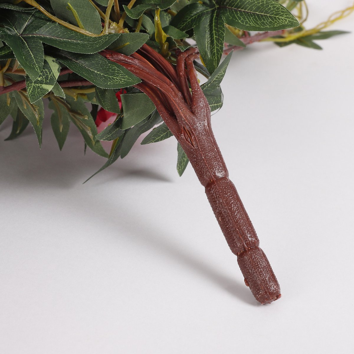 Plante Artificielle Pétunia Suspendue - L15 x l20 x H80 cm - Fuchsia