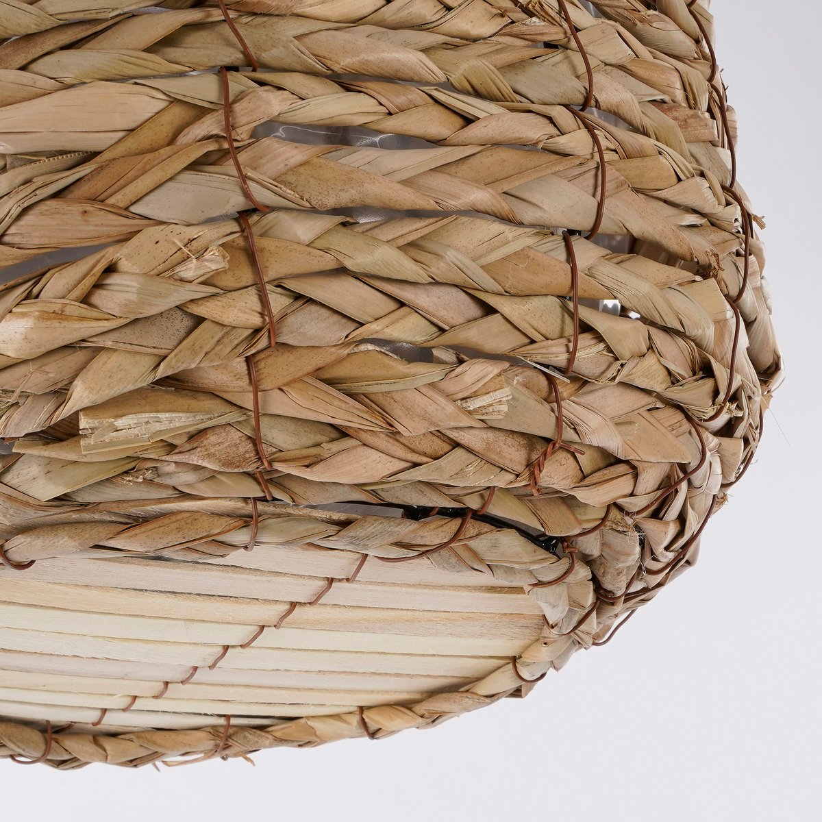 Pot Suspendu Avalon / Lot de 3 - H90 x Ø30 cm - Jonc de Mer - Marron clair