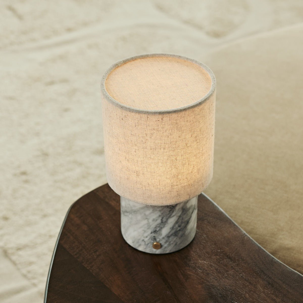 Onoda White / Bianco Statuaritto – Lampe de table en Marbre