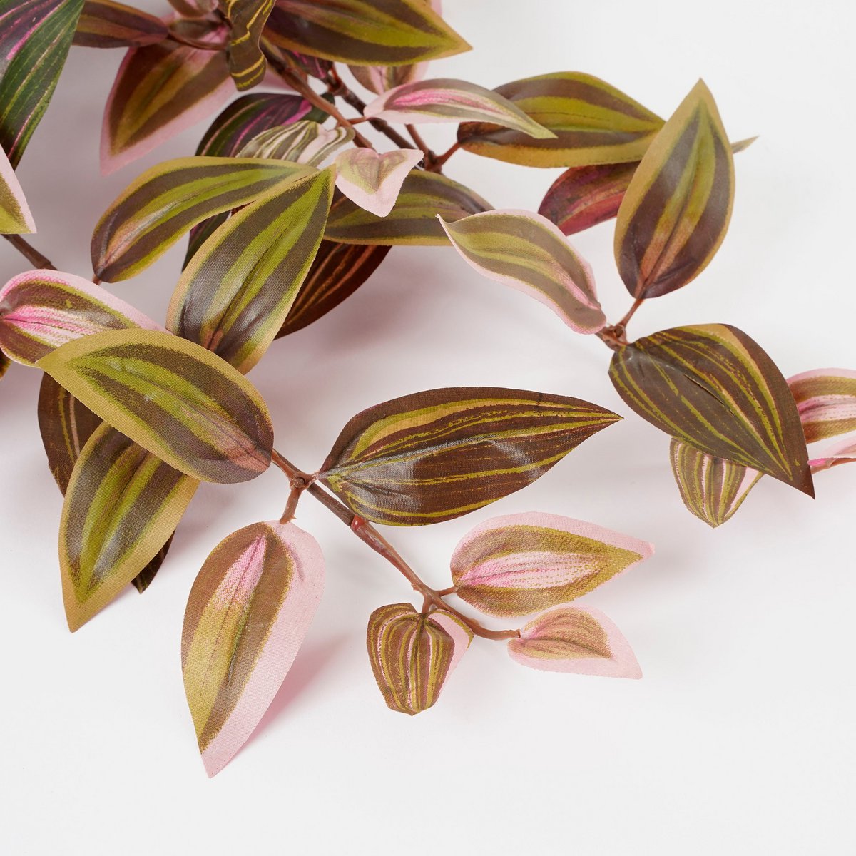 Plante Artificielle Suspendue Tradescantia - L15 x L20 x H54 cm - Bordeaux