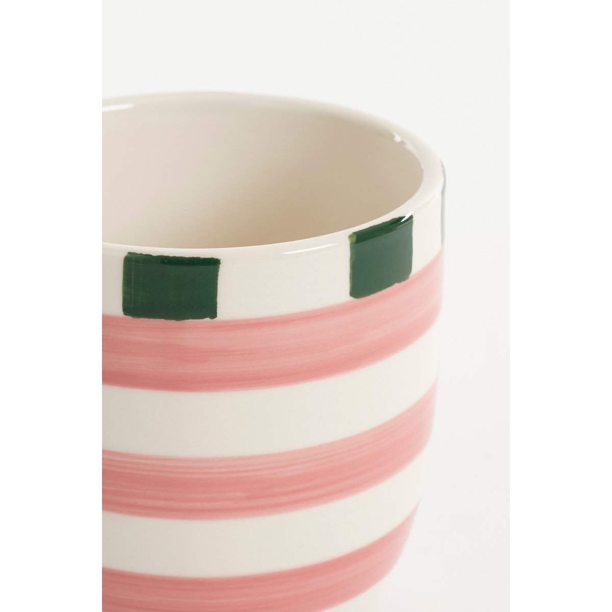 Set de service Bliss - 6 pièces - Stoneware - rose, jaune, vert