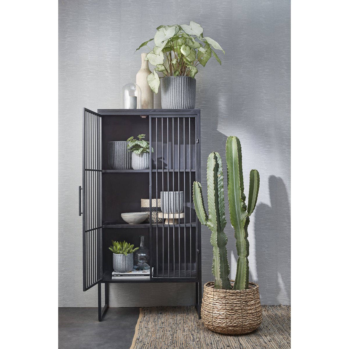 Panier à Plantes Avalon - Lot de 3 - H32 x Ø44 cm - Jonc de Mer - Marron clair