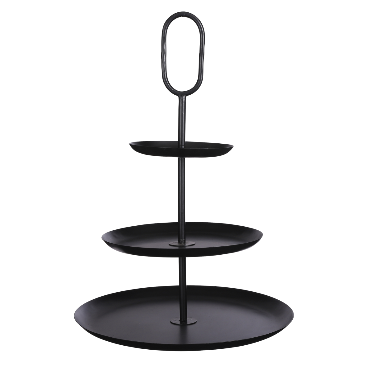 Présentoir Rama 3 niveaux - Métal - Noir