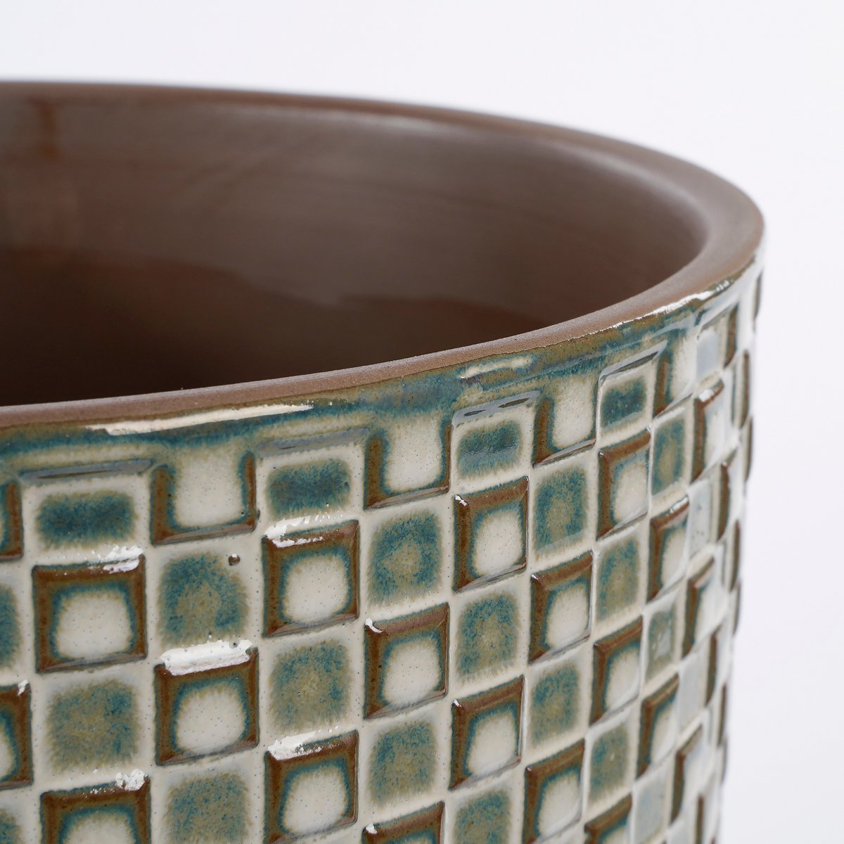 Pot de Fleurs Daan / H18 x Ø19 cm - Blanc