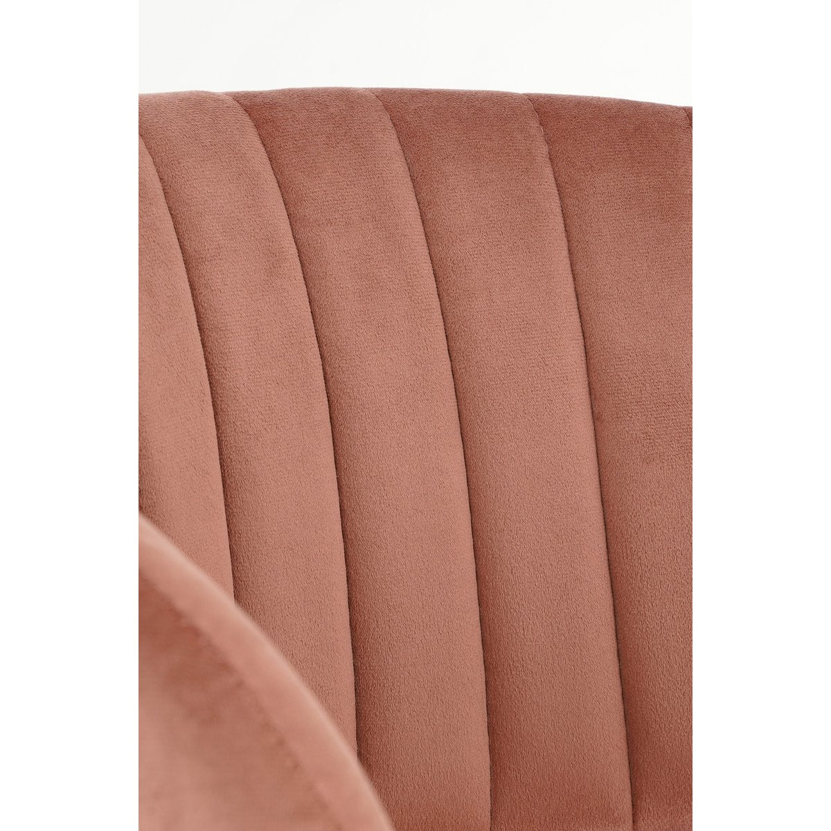 Chaise de salle à manger Moony - Velours - Rose