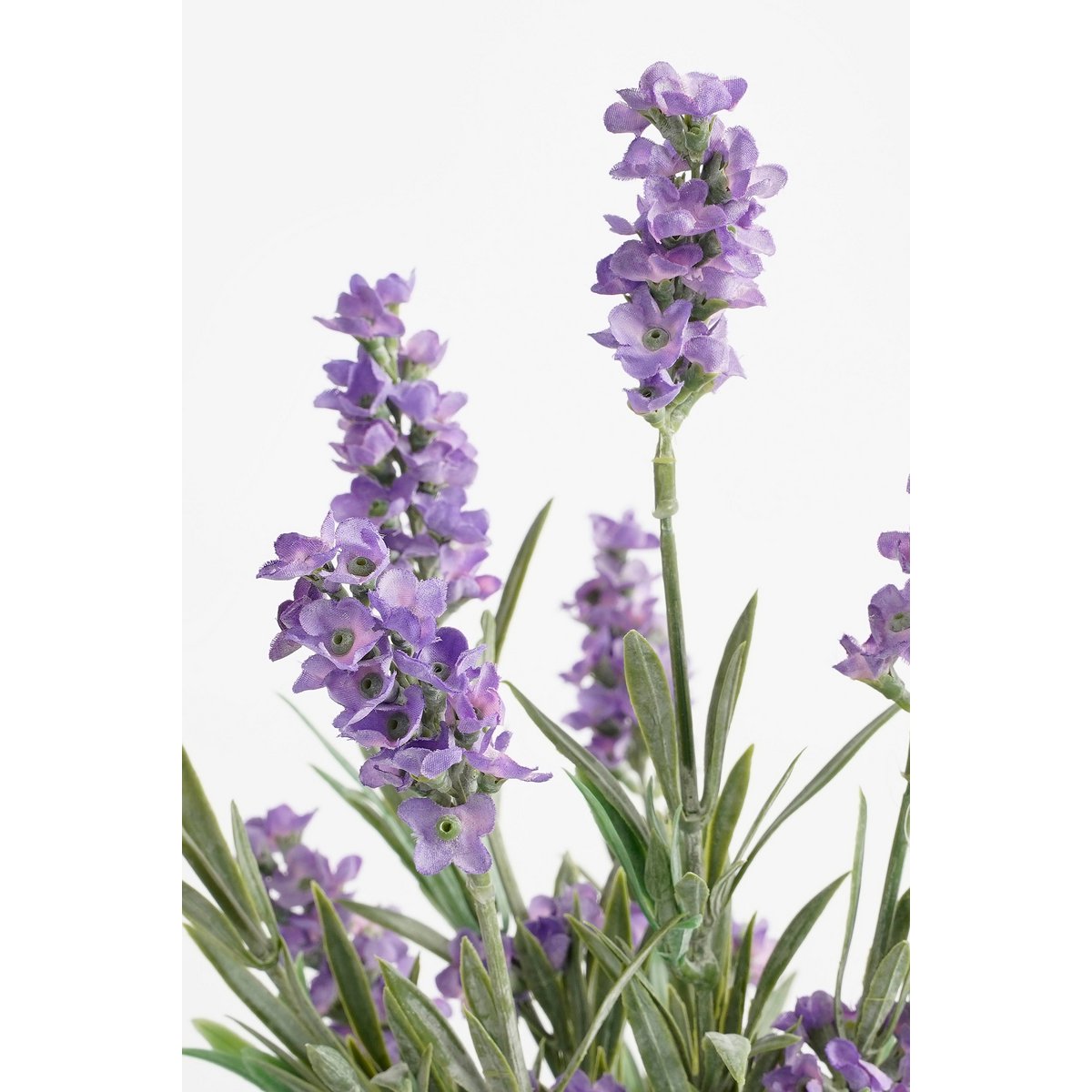 Plante de Lavande Artificielle en Pot de Fleur Stan - H33 x Ø20 cm - Violet