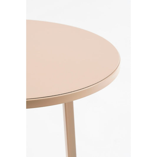 Table de la plante adine - H120 X Ø35 cm - Métal - rose clair