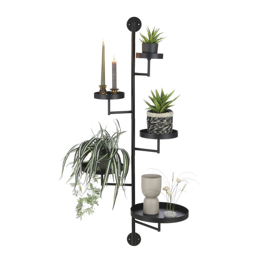Perry Wall Shelf - Metal - Black