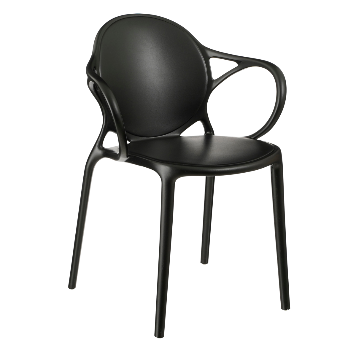 Chaise de jardin Nebraska - Polypropylène - Noir