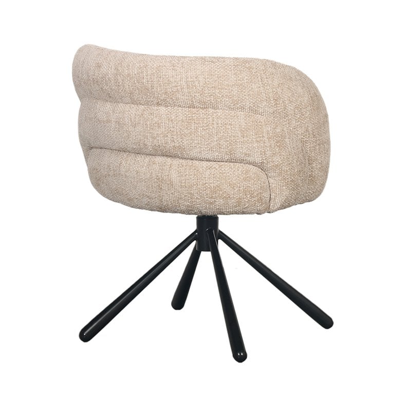Chaise tournante Pebble Latte