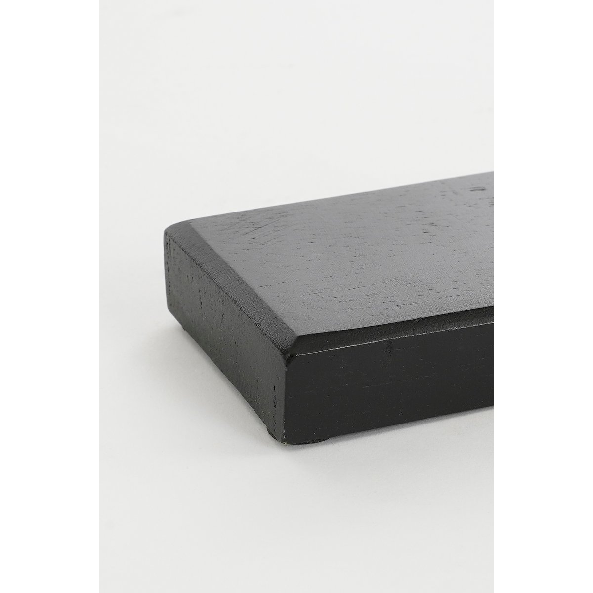 Ornement Pastina sur Pied - L7 x l17 x H38 cm - FSC 100% Bois de Manguier - Noir