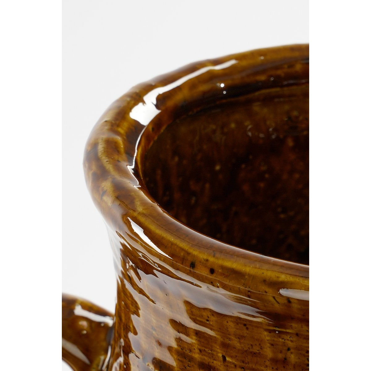 Vase Elena - L29 x L26 x H39 cm - Céramique - Marron