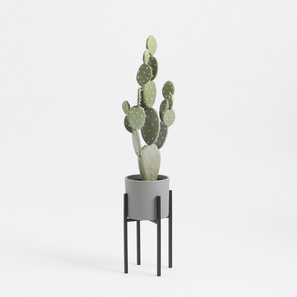 Support pour Plantes Ascot - L21 x L21 x H35 cm - Métal - Noir