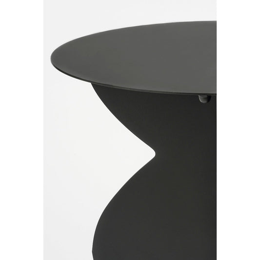 Table d'appoint rafi - H50 X Ø40 cm - Fer - noir