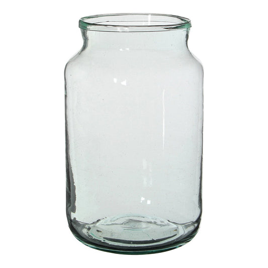 Vase Vienne - H30 x Ø18 cm - Verre recyclé - Transparent