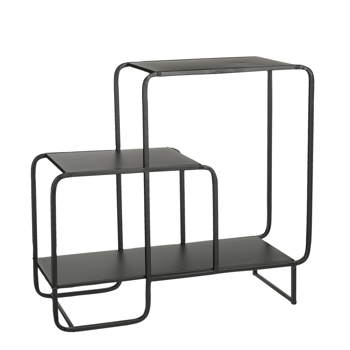 Jules wall unit - L70 x W30 x H76 cm - Metal - Black