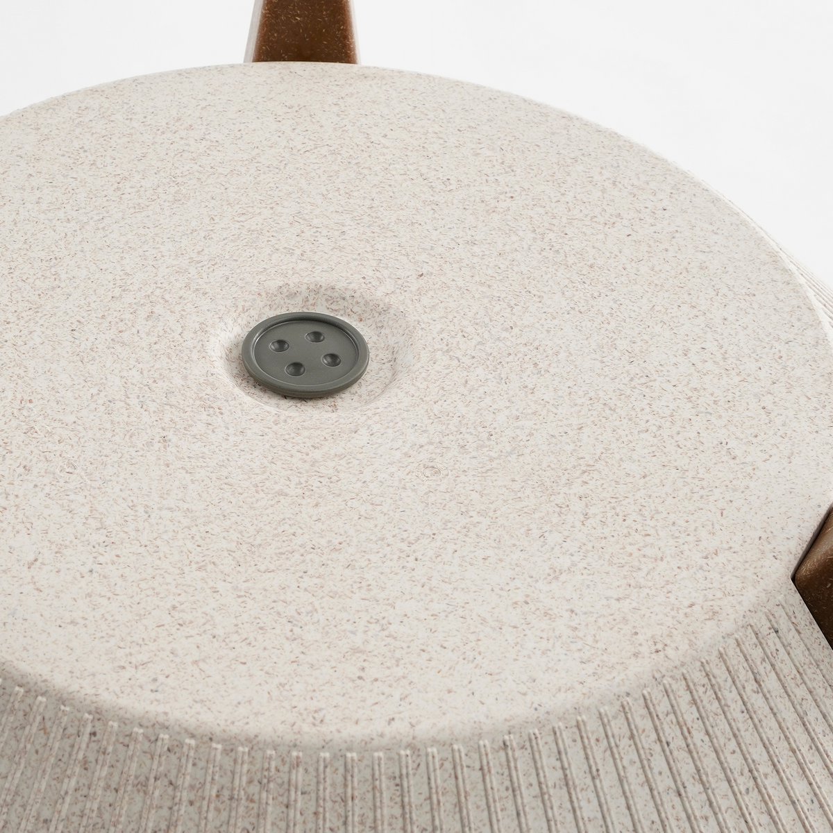 Pot de Fleurs sur Pieds Doppio - H21 x Ø40 cm - Polypropylène - FSC Mix - Blanc Cassé