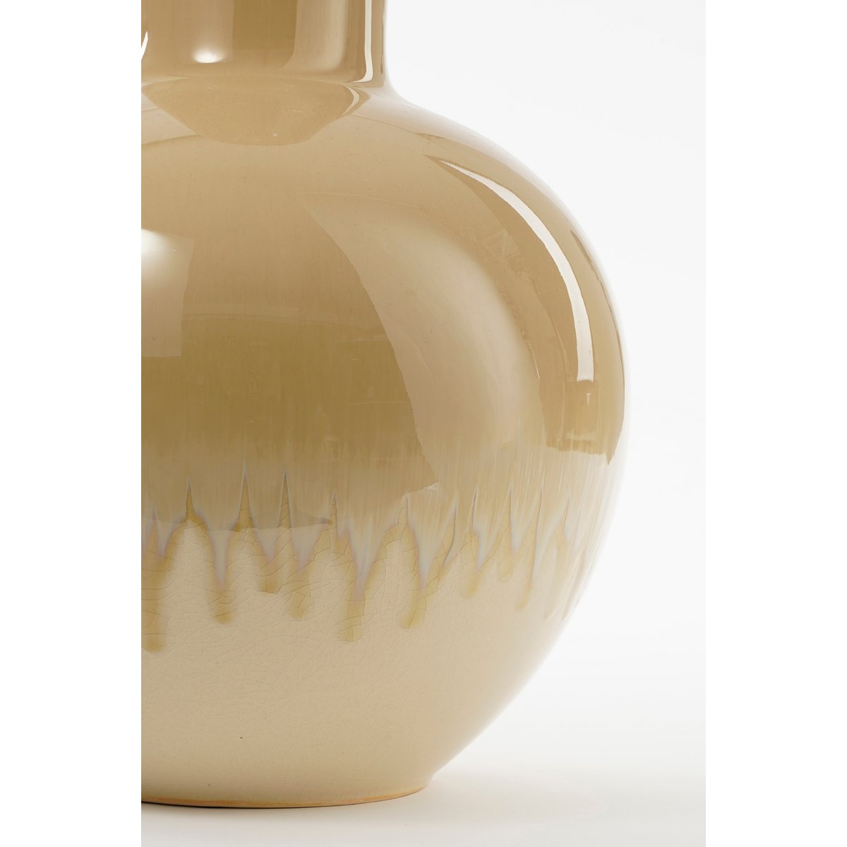 Vase Holm - H42 x Ø28 cm - Céramique - Crème