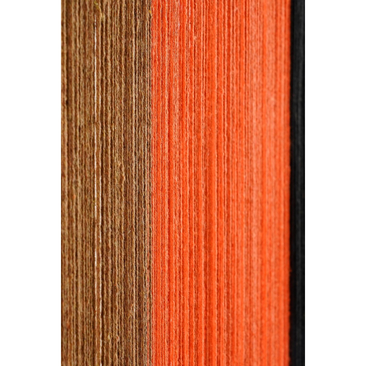 Kuba Wall Decoration - L50 x W3 x H70 cm - FSC 100% - Cotton - Orange