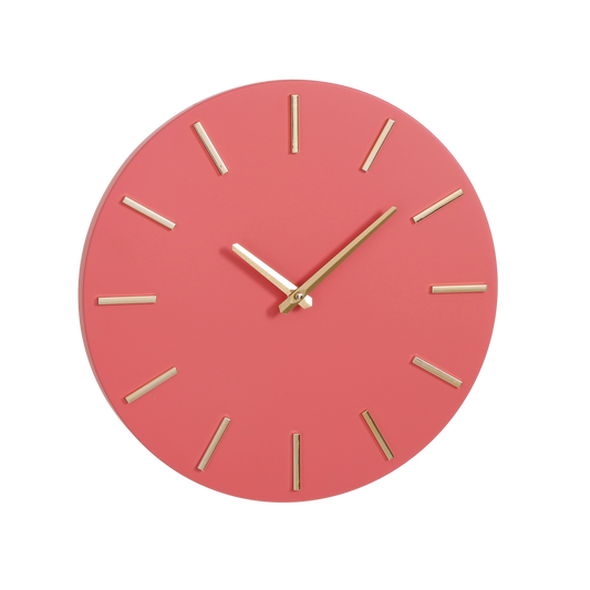 Horloge Murale Brixen - Ø36 cm - Rose