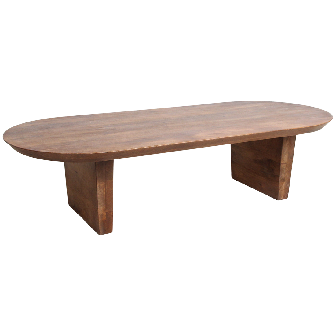 Table basse de bullnose marron