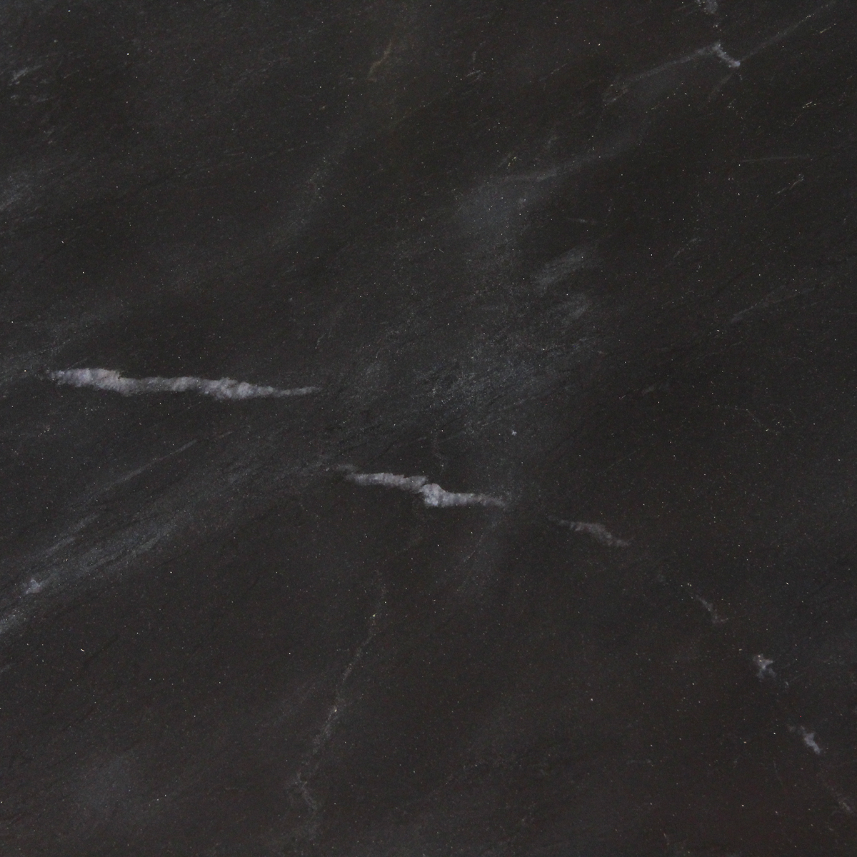 Table basse ovale en marbre - noir - 120x60x38 cm