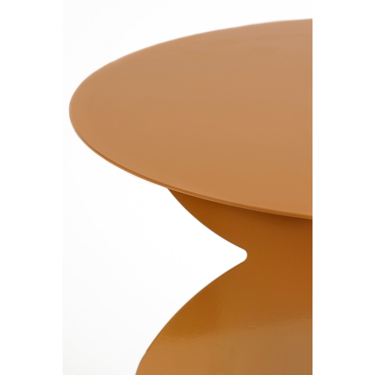 Table d'appoint rafi - H40 X Ø45 cm - Fer - Brown